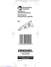 User manual Dremel Engraver 290 (English - 72 pages)