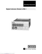 WIKA A-RB-1 Operating Instructions Manual