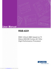 Advantech RSB-4221 User Manual