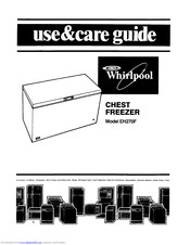 Whirlpool EH270F Use & Care Manual
