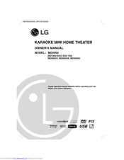 LG MDV902-X5U Owner's Manual