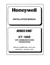 Honeywell Bendix/King KY 196B Installation Manual