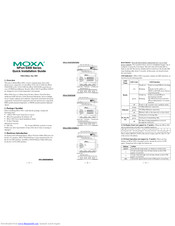 Moxa Technologies NPort 5430 Quick Installation Manual