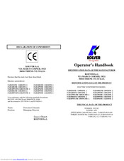 Kolver 110003/FR Operator's Handbook