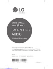 LG NP8340W Simple Manual