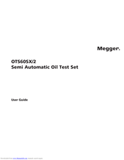 Megger OTS60SX/2 User Manual