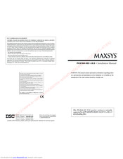 Maxsys PC4164-433 Installation Manual