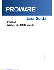 Proware PW-MN421 User Manual