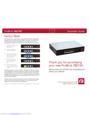 FireBrick FB2700 Quick Start Manual