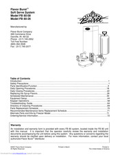 Flavor Burst FB 80-26 Operation Manual