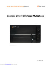 Enphase Enphase Envoy-S Metered Manuals | ManualsLib