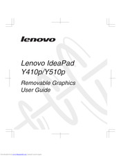 Lenovo IdeaPad Y510p User Manual