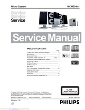 Philips MCM 299 Service Manual