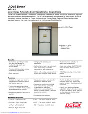 Detex AO19-1 Manual