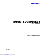 Tektronix, Inc. DMM4040 Technical Reference