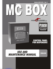 Piusi F1398002A Use And Maintenance Manual