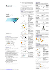Tektronix TPP1000 Instructions