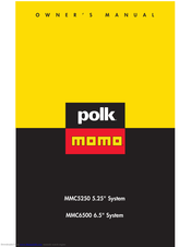 Polk Mono MMC6500 Owner's Manual
