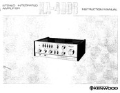 Kenwood KA-4006 Instruction Manual