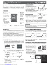 Alatech Star ONE WB001 Quick Start Manual