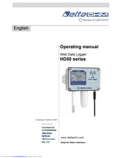 Delta OHM HD50GH Operating Manual
