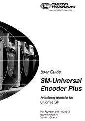 Control Techniques SM-Universal Encoder Plus User Manual