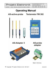 Projekt Elektronik FM 302 Operating Manual