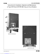 Eaton 380 VCP-WR 40 Instructions For Installation, Operation And Maintenance