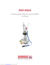 DURRIDGE RAD AQUA User Manual