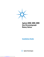 Agilent Technologies 5890 Installation Manual