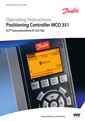 Danfoss MCO 351 Operating Instructions Manual