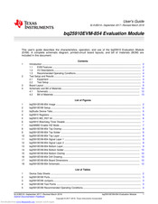 Texas Instruments bq25910EVM-854 User Manual