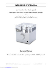 WOO AUDIO WA7 Fireflies Owner's Manual