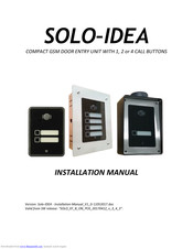 Mars Commerce SOLO-IDEA Installation Manual