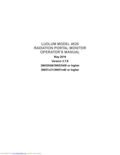 LUDLUM 4525-21000 Operator's Manual