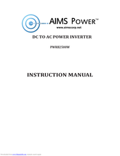 AIMS Power PWRB2500W Instruction Manual