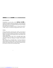 Robitronic Pro-2000 Operating Instructions Manual