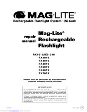 Mag-Lite RX2019 Repair Manual