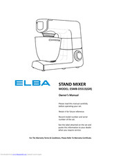 Elba ESMB-D5515(GR) Owner's Manual