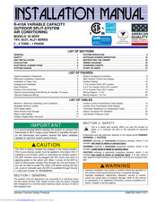 Johnson Controls AL21 SERIES Installation Manual