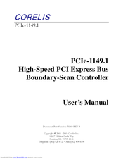 Corelis PCIe-1149.1 User Manual