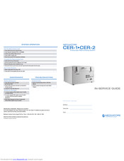 Medivators CER-1 User Manual