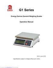Fidelity Electronics G1-30K Operation Manuals