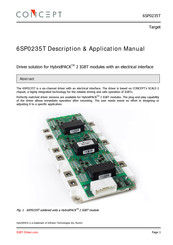 Concept2 6SP0235T Applications Manual