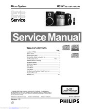 Philips MC147/05 Service Manual