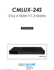 HY-LINE CMLUX-24S Operation Manuals