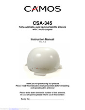 Camos CSA-345 Instruction Manual