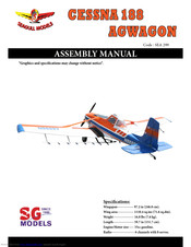 Seagull Models SEA 299 Assembly Manual
