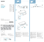 Sony BRAVIA KDL-40R350C Startup Manual