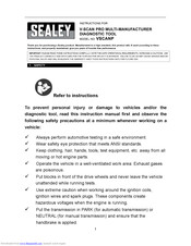 Sealey VSCANP Instructions Manual